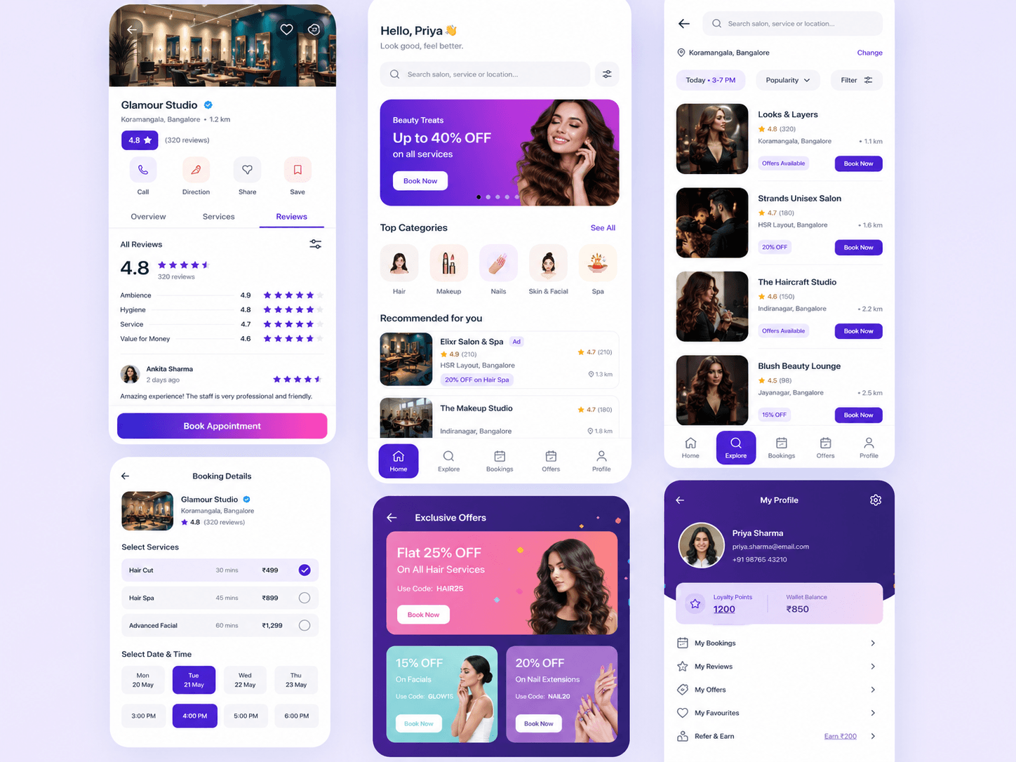 Salon Booking Service Marketplace Platform