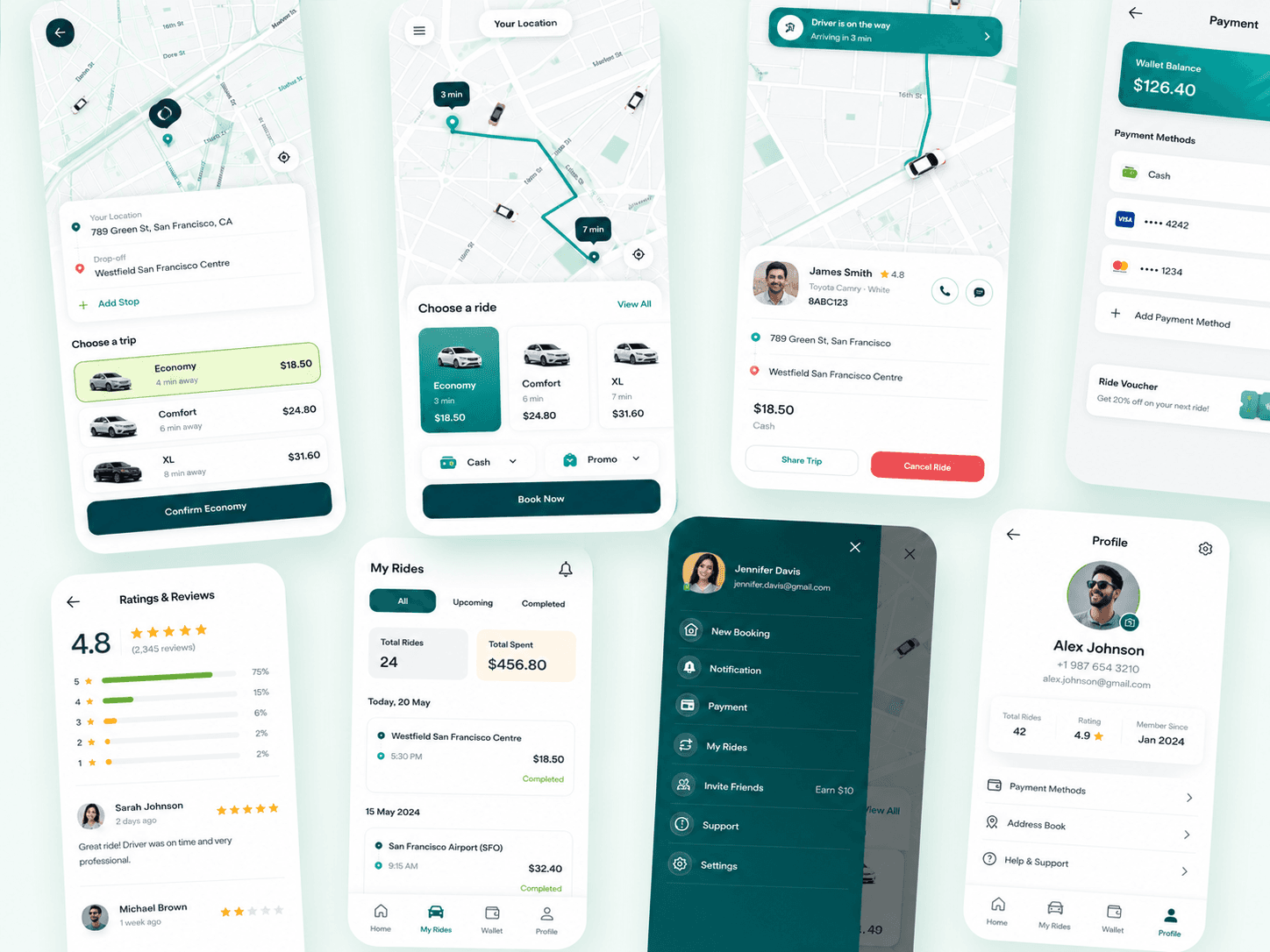 Taxi Booking & Ride-Hailing Platform